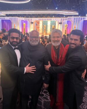 Ram Charan Instagram - & WE WON THE 
GOLDEN GLOBES 
@goldenglobes ⭐️ @rrrmovie #natunatu