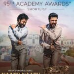 Ram Charan Instagram - What a historic moment for the entire Indian Film Industry… Couldn’t be more honoured to note that #NaatuNaatu becomes the first Indian song to be shortlisted for the Academy Awards! @ssrajamouli garu and @mmkeeravani garu, it’s all your magic.. 🙏🏼❤️ #RRRForOscars #RRRMovie