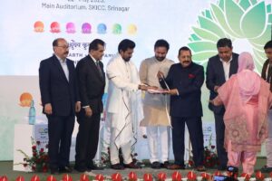 Ram Charan Instagram - I am truly grateful for the opportunity to showcase the richness of our rooted culture & mysticism through our films at the G20 Summit. Indian Cinema possesses a unique beauty in its ability to impart valuable life lessons through highly relatable content.  @gkishanreddyofficial garu @manojsinhabjp ji @kantamitabh ji @g20org #g20india