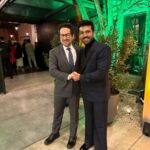 Ram Charan Instagram - Had the privilege of meeting JJ Abrams today. Thank you sir for inviting me this evening. I’m a big fan of your work. @jjabramsofficial