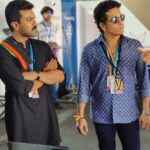 Ram Charan Instagram – What a brilliant race! 
Was quite thrilled to watch @mahindraracing at Formula E today along with the master blaster @sachintendulkar 
What a proud moment to our country, our state and our Hyderabad city! 

@ktrtrs 
#AnandMahindra @greenkohyderabadeprix #HyderabadEPrix #CheerForTeamMahindra