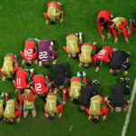 Ramez Galal Instagram - فرحه العرب ملهاش حدود بعد ما عملوها الاسود 🇲🇦🇲🇦❤❤… ارجعوا بالكاس وحطموا كل السدود💪💪🏆 #رامز_جلال #المغرب_اسبانيا #المغرب