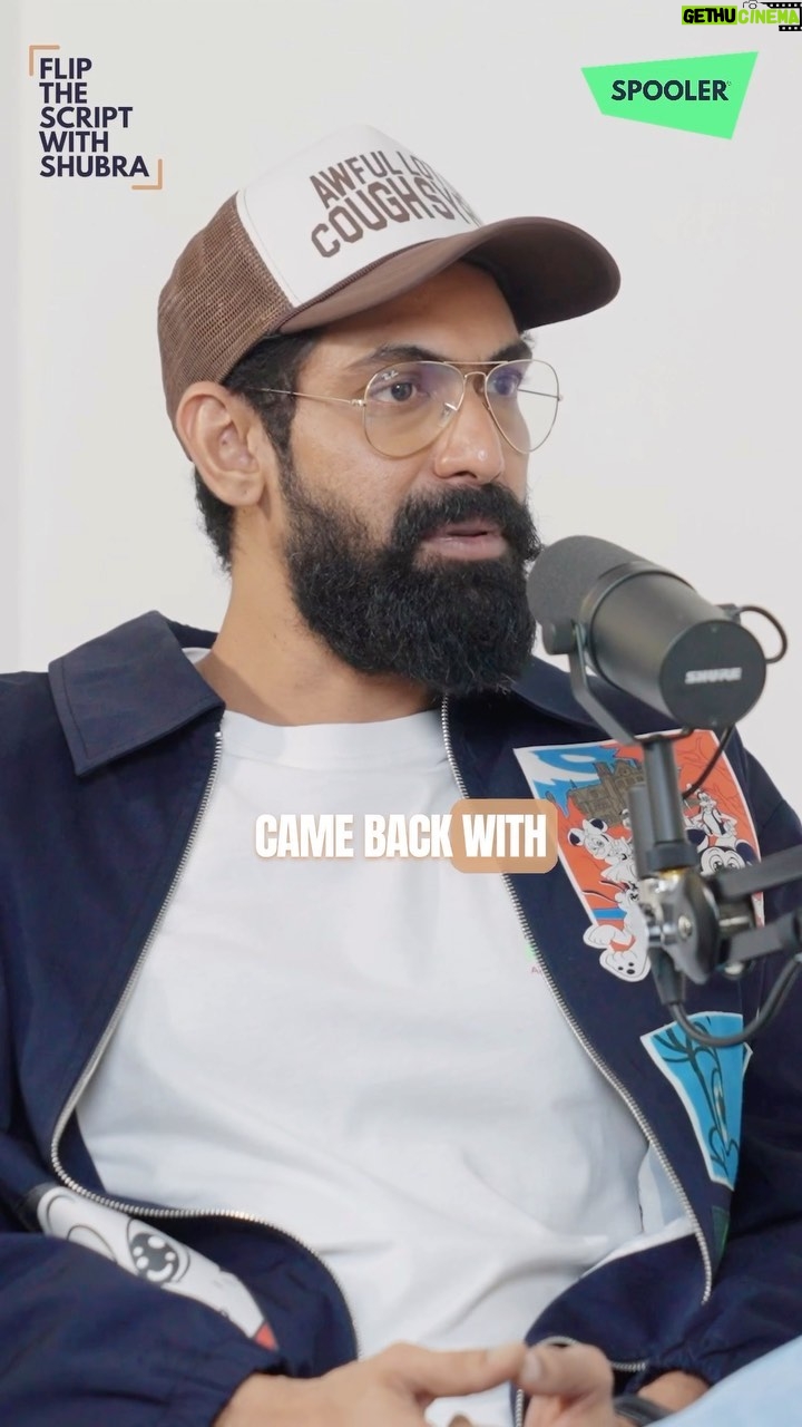 Rana Daggubati Instagram - Happy Birthday @ranadaggubati . You are all things cool and effortless. Had such a fun time chatting with you ๐ค. Coming Soon ๐๏ธ ๐ฌ A brand new episode of โFlip The Script With Shubraโ podcast feat. @ranadaggubati ๐ Get ready to dive deep into one fun engaging conversation. ๐ง WeCanโt wait for you to watch the full episode on YouTube or on your favorite podcast platform. ๐๐ฒ๐บ ๐ฅ ๐ฅ Coming Soon ๐โจ ๐ฒ #FlipTheScriptWithShubra #Podcast #RanaDaggubati #Inspiration #Enlightenment #Conversations #YouTube #AudioPlatform #MustListen #NewEpisode #StayTuned #Spooler #SpoolerPod #FTS #reelsinstagram #reels #shubra #shubraaiyappa Makeup and hair : @krishnastudio869