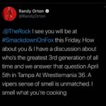 Randy Orton Instagram – Hey @therock