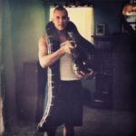 Randy Orton Instagram - Found this picture from ‘98. Who has a 10’ Burmese Python as a pet? My mom was awesome for letting me keep him in my room, but of course it smelled like a zoo haha. Always have been fascinated by reptiles. #viper #python #ihearvoices #mysnakeisbiggerthanyoursnake