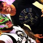 Randy Orton Instagram - @619iamlucha it was great catching up with you lil buddy. Thanks for the @rootsoffight T! #WWEGRR #619intoRKO Jeddah, Saudi Arabia