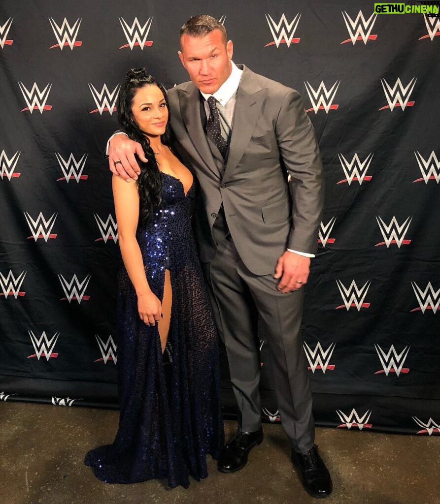 Randy Orton Instagram - @WWE #HOF Had fun with my baby last night. And don’t worry HBJ there were cushions on the seats this year 😏