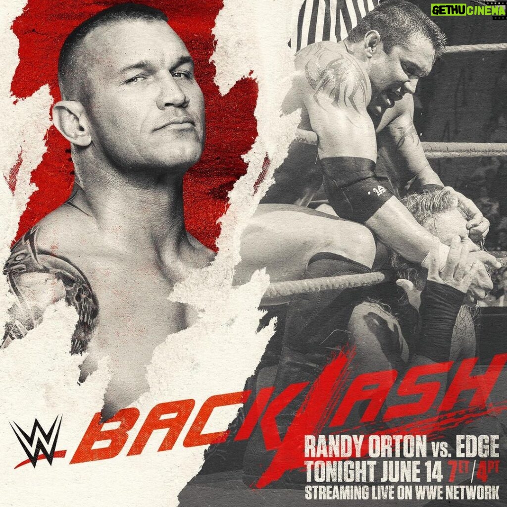 Randy Orton Instagram - ‪A lot of things have been said about this match tonight at #WWEBacklash...‬ ‪For me, it’s a match against a @WWE Hall of Famer. ‬ ‪It’s a match against myself and my own abilities. ‬ ‪It’s a match to defy expectations. ‬ ‪#EdgevsOrton ‬ ‪