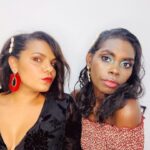 Rarriwuy Hick Instagram - Double trouble. Get to work with this gem today. My beautiful cousin @_mewuraa_ We’re having a ball with @women_of__ 💖 #yolnguhoney