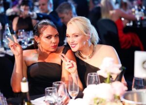Rarriwuy Hick Instagram - How many friends do you need to call it a party? Two ✌️ @tvweekmag #TVWEEKLogies