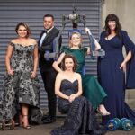 Rarriwuy Hick Instagram – Let’s frock and roll… (that seemed funnier in my head)..
*
Maybe I can get away with my puns today because it’s #tealtuesday 
It’s all about to go down.
*
Last glam shot before you see the teal and suits

#Wentworth #WentworthS7 #TealTuesday #FOXSHOWCASE #Foxtel