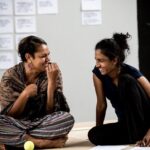 Rarriwuy Hick Instagram – My beautiful nangi has taught me so much about Sri Lanka. Sometimes I pronounce Sinhalese words wrong but she just laughs at me & sometimes I laugh at her when she pronounces Yolngu words wrong. Sharing culture and language is so important to me. Thank you for being you. 💞👯‍♀️ #sisters #yapa #nangi #srilanka #yolngu #belvoirst #brownbreaking @colonystories