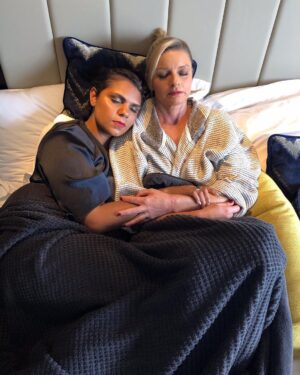 Rarriwuy Hick Instagram - Nap time before the @aacta awards begin 😴 #sleepingbeauty