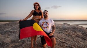 Rarriwuy Hick Instagram - Today we did something amazing. Here are behind the scenes shots of a project I’ve been working on with some of my favourite people. 
I have been feeling so much strength and emotions today. What an incredible day it’s been. I can’t wait to show you what we have been working hard on. 
Coming back home has filled my heart and soul up. There are no words that could express how that feels. 
There are also two people in these images who I love and adore. I’m so proud to be the ambassador for both their organisation. Your visions are strong and powerful. I can’t wait to continue to walk beside you on your journey. 
Follow @women_of__ & @queenmodecollective 📸 @wyatt.joel