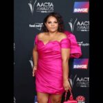 Rarriwuy Hick Instagram - The work that goes into a red carpet look. I am so grateful for the hard work both @daniellearmont & @donnygalella did to create this pretty hawt pink look 💕✨ @daniellearmont made this dress for me within a couple of weeks He works extremely hard and is so talented I absolutely love that Daniel and Donny worked around my curves and created something that made me feel fabulous I want to really acknowledge how hard they worked and that we appreciate you @aacta