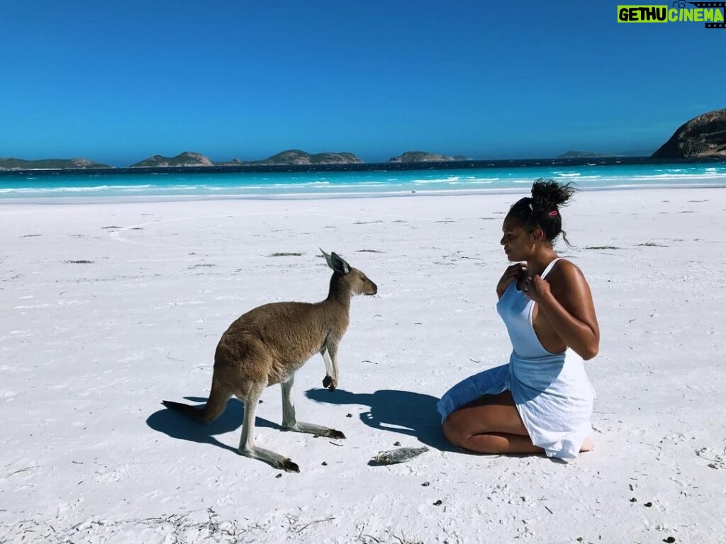 Rarriwuy Hick Instagram - I mean seriously, Australia has the best beaches and cutest wildlife #esperancewa #throwback #kangaruby