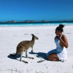Rarriwuy Hick Instagram – I mean seriously, Australia has the best beaches and cutest wildlife 
#esperancewa #throwback #kangaruby