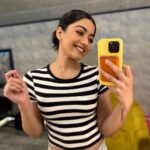 Rashmika Mandanna Instagram - Trying to get my mirror selfie right 🫶🏻 Do you think I'm getting better at it?