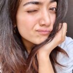 Rashmika Mandanna Instagram - 1 is my regular smile🐒 2 is for crazies like me ❤️🤣