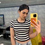 Rashmika Mandanna Instagram - Trying to get my mirror selfie right 🫶🏻 Do you think I'm getting better at it?