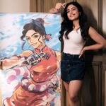 Rashmika Mandanna Instagram – Thank you @crunchyroll_in for turning me into a shinobi 🤍🤍🤍🤍
Loveeeeeee the incredible gift 🎁 😍 
Also I’m enjoying watching anime in Tamil and Telugu on Crunchyroll.
I’m currently hooked on JUJUTSU KAISEN, Demon Slayer: Kimetsu no Yaiba Entertainment District Arc and My Dress Up Darling, and what an incredible experience it’s been! 

Eagerly looking forward to more Tamil and Telugu dubs on Crunchyroll – it’s going to be amazing!🤗🤗

#partnership
