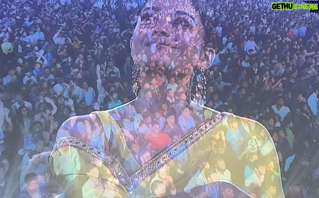 Rashmika Mandanna Instagram - This is THE frame for me guys. Who ever captured this moment for me. Thankyou. ❤️ This is all about yesterday - The love, the warmth, the respect, the madness, the nervousness, the anticipation but over all The magic of the moment. So grateful to my loves for the endless love. Thankyou all for yesterday. Animal is releasing soon. 3 more days to go. 🥰❤️