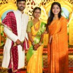 Rashmika Mandanna Instagram - So it’s been almost 6-7 years since I’ve known Sai and his family and 2 days back he - who’s also like a family to me, got married and I had the opportunity to be a part of his big day.. ❤️❤️ It makes me so happy to see these lovely people around me grow into such amazing human beings and it’s so nice to see all of them so happy. 🤍 I tho still can’t believe he’s married now..🙊😄 but it truly makes me super happy. ❤️ Congratulations @saibabu2223 and Preethi.. 🤗 god bless you with all my heart. I wish your lives are filled with happiness always. 🤍🌻 Hyderabad