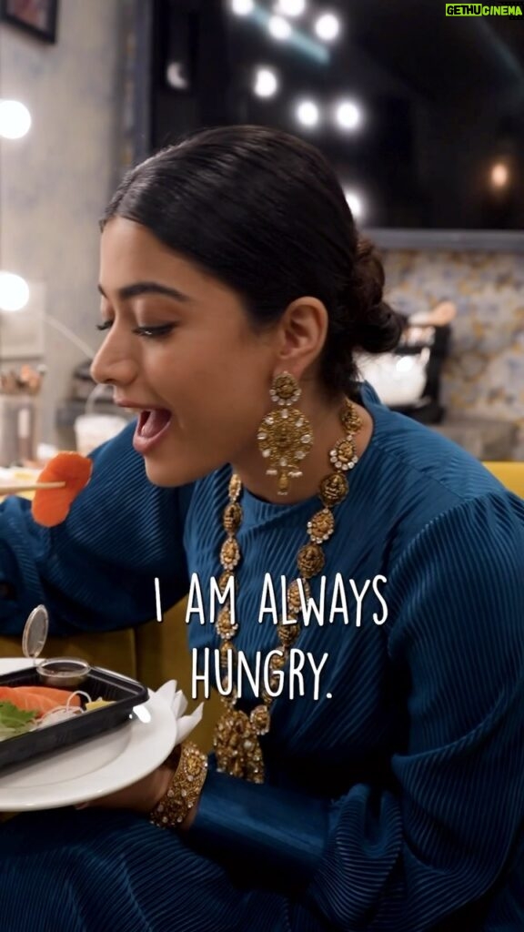 Rashmika Mandanna Instagram - Always hungry 🤤