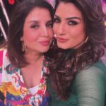 Raveena Tandon Instagram - Happy happy Birthday Farah! From then days to now … love and laughter always . Special gaana for special din today! #blastfromthepast