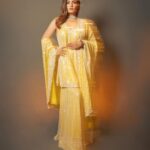 Raveena Tandon Instagram - The light of the night 🪔 , dressing up for the Diwali Glitter, the glow of the lamp, the shine of the sunlight.. 🪔🕉️⭐️🌟💫✨ Outfit - @manishmalhotraworld @manishmalhotra05 Glam by @sshurakhan Shot by @deepak_das_photography Managed by @reemapandit