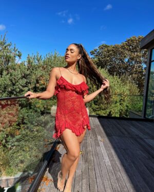 Ravyn Rochelle Instagram - Let’s give ‘em somethin to talk about 🌹 lingerie @urbanoutfitters