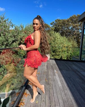 Ravyn Rochelle Instagram - Let’s give ‘em somethin to talk about 🌹 lingerie @urbanoutfitters