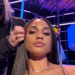 Ravyn Rochelle Instagram - Don’t be fooled.. the reunion will always bring the drama!! 🥴 tune into @mtv tonight at 8pm for all the ☕️ on @thechallenge #rideordie 💜 (ps the last slide is dealing with a man in a nutshell🤣) hair styled by @sleekedbyloafaa dress from @houseofcb