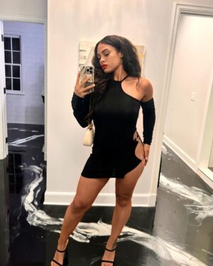 Ravyn Rochelle Instagram - Just cause they say they gone ride don’t mean they loyal 💯 dress @prettylittlething