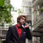 Raynold Tan Instagram - Ring ring ☎️ Outfit from @moschino / @bluebellsg Styled by @josiahchua