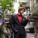 Raynold Tan Instagram - Ring ring ☎️ Outfit from @moschino / @bluebellsg Styled by @josiahchua