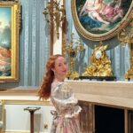 Rebecca Flint Instagram - sewing took me on an adventure to @wallacemuseum 📍 prettiest gallery in London my handmade dress is using a #gunnesax pattern, old curtain fabric, antique lace and trimmings, and an incredible panel featuring an imagining of the birth of venus 💞 the perfect vintage dress to wear to visit an incredible art gallery in the heart of the city!