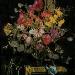 Rebecca Flint Instagram - BEFORE & AFTER: Creating an Old Masters’ floral still life arrangement 🐛 ⁣ ⁣ Wow! I really tried my hardest with this but let me tell you, it was kind of difficult to replicate the beautiful way in which these artists paint... I feel like I’m so used to editing people, but editing flowers is a completely different ball game.⁣ ⁣ Would love to know your thoughts! Can you name any of these flowers?💐⁣ ⁣ P.S. ZOOM IN for bugs! 🐜🐞⁣ ⁣ ⁣ ⁣ ⁣ #springbulbsurprises #flowersoflondon #earlyspringflowers #springgardening #springbulbs #grownnotflown #botanicalphotography #arthistory101 #freshflowerarrangement #17thcenturyart #arrangementflower #classicalpainting #bouquetoftheday #floralstyling #floristry #17thcentury #historyofart #artofdetails #classicalartdetails #natureartdetails #artcloseup #cottagefairy #wherefairiesdwell #theheartofslowliving #asecondofwhimsey #thatvelvetfeeling #meadowcore #gardencore #quietchaotics #floweraesthetic National Gallery