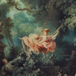 Rebecca Flint Instagram - L'Escarpolette - ‘The Happy Accidents of The Swing’ - painted by Jean Honore Fragonard in 1767 🔎 Delighted by the frivolity and bemused by the eroticism, I had to leap inside the frame of this painting too...⁣ ⁣ 🩰 The Swing is one of the most famous and beloved paintings of the Rococo Era. Depicting a young woman in a billowing dress, she is pushed on the swing by one man behind her, and another below her peers from the bushes to glimpse underneath her dress. ⁣ ⁣ The story goes, that a courtier asked the French painter Gabriel Francois Doyen to capture his mistress in this compromising scene, but refusing on the grounds of frivolity, the commission was then passed on to Fragonard instead, resulting in his most famous piece of work 🎀⁣ ⁣ 🤔 Now tell me - which famous Disney film features this painting too - and what key element of the composition do they purposefully remove? ⁣ ⁣ ⁣ ⁣ ⁣ ⁣ #marieantoinette #historicalcostuming #rococo #jeanhonorefragonard #rococoart #rococostyle #rococodress #frenchelegance #1700s #allabout18thcentury #photoshoppro #classicalpainting #ofwhimsicalmoments #wherefairiesdwell #18thcentury #18thcenturyfashion #marieantoinettestyle #18eme #painterly #likeapainting #fineartphoto #reallifepainting #thewallacecollection #arthistory #historyart #artandhistory #frenchart #chateauversailles #versailles #theswing The Wallace Collection