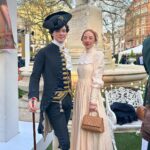 Rebecca Flint Instagram - a new story awaits 📝 I had the pleasure of watching the brand new @bridgertonnetflix series: Queen Charlotte 👑 You know I’m such a huge fan of this show, I love how fun it is and how accessible it makes enjoyment of the aesthetics and fantasy of the Regency era! Netflix held a beautiful garden party in the heart of Leicester Square 📍with afternoon tea, toasts, astronomers, and the best dressed guests I’ve ever seen 😊 If you’re a fan of the Bridgerton universe, this prequel comes out on 4th May, be there! 🐎 #queencharlotte #queencharlottegardenparty #bridgerton #netflix #vintagelauraashley #lauraashley #lauraashleyuk #thisjaneaustenlife #lafemmeparisienne #coquettefashion #parisiennegirl #asecondofwhimsey #amomentofwonder #meadowcore #warmcore #vintagecore #quietchaotics #monlook #embracingtheseasons