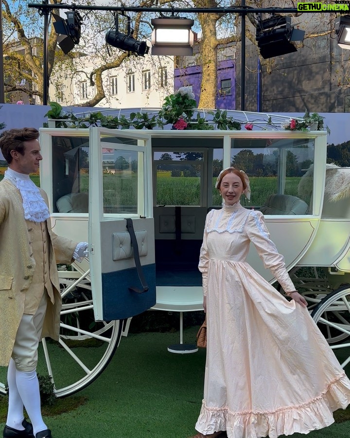 Rebecca Flint Instagram - a new story awaits 📝 I had the pleasure of watching the brand new @bridgertonnetflix series: Queen Charlotte 👑 You know I’m such a huge fan of this show, I love how fun it is and how accessible it makes enjoyment of the aesthetics and fantasy of the Regency era! Netflix held a beautiful garden party in the heart of Leicester Square 📍with afternoon tea, toasts, astronomers, and the best dressed guests I’ve ever seen 😊 If you’re a fan of the Bridgerton universe, this prequel comes out on 4th May, be there! 🐎 #queencharlotte #queencharlottegardenparty #bridgerton #netflix #vintagelauraashley #lauraashley #lauraashleyuk #thisjaneaustenlife #lafemmeparisienne #coquettefashion #parisiennegirl #asecondofwhimsey #amomentofwonder #meadowcore #warmcore #vintagecore #quietchaotics #monlook #embracingtheseasons