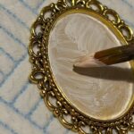 Rebecca Flint Instagram - The Lover’s Eye 👁️‍🗨️ a romantic and rare regency era trend in miniature portraiture ❣️⁣ ⁣ Less than 1,000 original Lover’s Eye miniatures are known to be in existence, so I had no choice but to try and paint my own! I’m no artist, but I took to my paints with my finest brush at hand 🖌️⁣ ⁣ WHAT IS A LOVER’S EYE PAINTING?⁣ ⁣ Before we had cameras at our disposal, for the wealthiest of the past, a miniature portrait was the only way to keep your loved one’s likeness on hand. ⁣ ⁣ Said to be invented by Prince George of Wales 👑, in pursuit of a woman he was not permitted to marry, he instead sent her a small portrait of solely his eye in one of his love letters 💌 prior to their secret engagements. In return, she commissioned an eye portrait of her own for him to wear around his neck. 👁️⁣ ⁣ Eyes are the window to the soul, and by reducing the miniature portrait to only an eye, intrigue and anonymity could blossom 🌸 as a result. These trendy portraits became a tokenistic way to secretly carry your lover with you, without exposing who they may be.⁣ ⁣ Why not try and create your own too? Mayfair