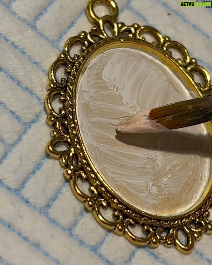 Rebecca Flint Instagram - The Lover’s Eye 👁️🗨️ a romantic and rare regency era trend in miniature portraiture ❣️ Less than 1,000 original Lover’s Eye miniatures are known to be in existence, so I had no choice but to try and paint my own! I’m no artist, but I took to my paints with my finest brush at hand 🖌️ WHAT IS A LOVER’S EYE PAINTING? Before we had cameras at our disposal, for the wealthiest of the past, a miniature portrait was the only way to keep your loved one’s likeness on hand. Said to be invented by Prince George of Wales 👑, in pursuit of a woman he was not permitted to marry, he instead sent her a small portrait of solely his eye in one of his love letters 💌 prior to their secret engagements. In return, she commissioned an eye portrait of her own for him to wear around his neck. 👁️ Eyes are the window to the soul, and by reducing the miniature portrait to only an eye, intrigue and anonymity could blossom 🌸 as a result. These trendy portraits became a tokenistic way to secretly carry your lover with you, without exposing who they may be. Why not try and create your own too? Mayfair