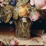 Rebecca Flint Instagram - It’s all about the details 🔍 if you walk past, you may miss it. But stand and stay for a while, and you start to notice little creatures dwelling between the flowers. Is that a beautiful leaf, or a butterfly’s wing?⁣ ⁣ These captivating details continue to draw the viewer in. Still life paintings from the mid-millennium captured the beauties of the natural world, and all its creatures, and looking deeper still, it’s further intriguing to imagine the meanings these insects could convey.⁣ ⁣ A butterfly, freed from her cocoon, represents one beautiful yet sorrowful stage of the divine cycle of life - and meanwhile, the caterpillar, another, more hardy and earthen, less beautiful, but closer to birth than death. ⁣ ⁣ Spiders, symbolic of fear and sorrow, creep across the painted pages too, along with beetles (great jewels of nature).⁣ ⁣ One thing’s for certain - a snail is certainly slow enough to make an excellent subject for still life.⁣ ⁣ ⁣ ⁣ 🦋 #artdetails #classicalartdetails #natureartdetails #artcloseup #closeuppainting #fineartdetail #arthistory #historyofart #historyart #arthistory101 #artandhistory #arthistorynerd #classicalpainting #freshflowerarrangement #arrangementflower #17thcenturyart #17thcentury #flowerstilllife #painterly #botanicaldaydreams #dutchstilllife #janvanhuysum #rachelruysch #mariavanoosterwijck #1600sart #1600s #tulipmania #floralfriday #snails #gastropod National Gallery