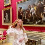 Rebecca Flint Instagram - it would be rude not to dress up for the occasion 💍 thank you @wallacemuseum for inviting us to enjoy your jewellery box of a museum 💞 a dream come true The Wallace Collection