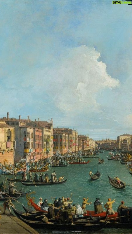 Rebecca Flint Instagram - The humble postcard of the regency era: Canaletto’s Paintings Giovanni Antonio Canal, born 1697, and popularly known as Canaletto. His topographical views of the 5.2kmsq island captured what all who visit Venice experience - that every sightline is beautiful, that the roads are made of water, that the buildings are towering, and the culture is rich. His paintings shot to popularity particularly in England, with even today, almost every grand house and stately home proudly hanging a window to another world 🪟 #canaletto #neobaroque #canalettoandvenice #canalettovenezia #baroquearchitecture #venicebiennale #18thcentury #historical #historylovers #18thcenturyart #1700s #neoclassicism #venicelife #venezia #veneziaunica #biennaledivenezia #historyofart #historyart #arthistorymemes #arthistory101 #arthistorynerds #artandhistory #arthistorynerd #classicalpainting #arthistory #classicalart