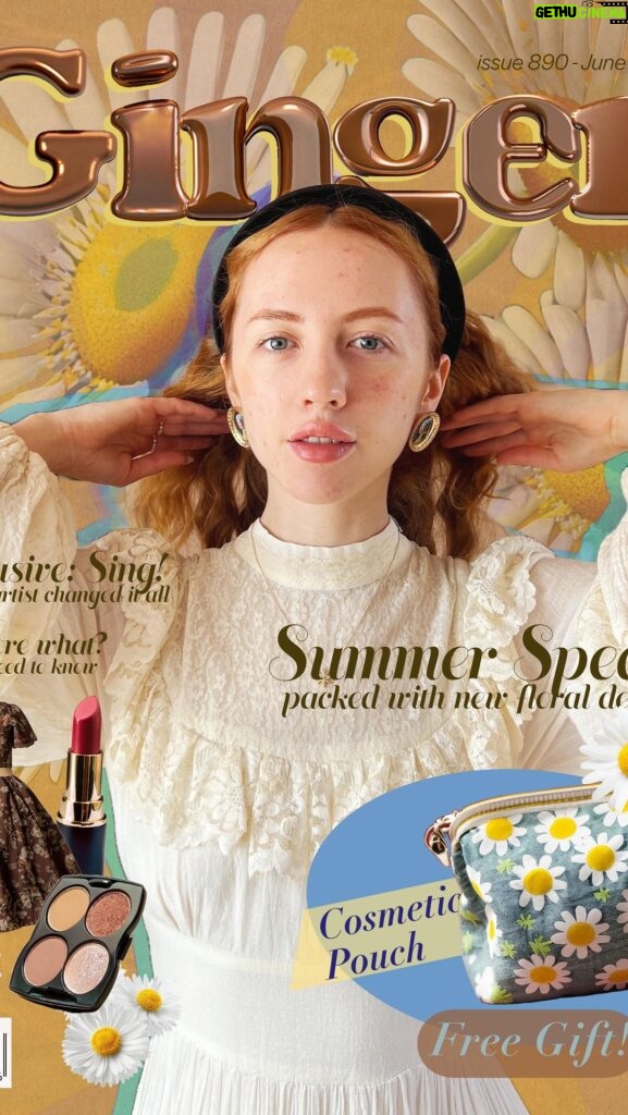 Rebecca Flint Instagram - How fun is this? I turned an old photo into a MAGAZINE COVER 🪄 AD Using @adobeuk Adobe Express (Beta), it was so effortless to flex my creativity and have fun with this powerful tool. 🧍 REMOVE BACKGROUND with one click 🌸 ADOBE STOCK to find quality images and textures within the app 🆒 GENERATIVE TEXT EFFECTS to make totally unique titles 🤖GENERATIVE AI IMAGES to visualise the free gift, clothes, and makeup that I wanted to see on the cover It’s only the tip of the iceberg, as you can use Adobe Express for video too, along with collaboration and templates, it’s the best all-in-one tool out there! 🎥 Download Adobe Express and join Beta 🤝