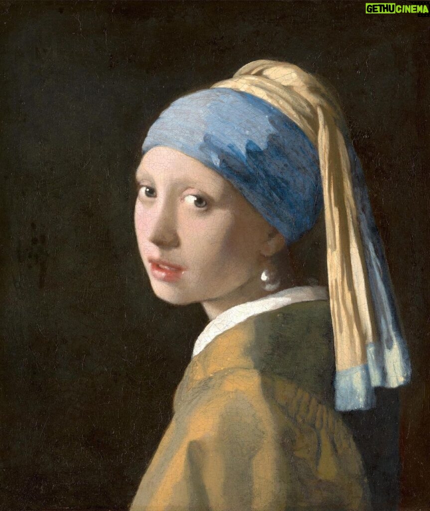 Rebecca Flint Instagram - RECREATING A MASTERPIECE 💫 using @photoshop Trying my hand at time travelling 🔎 I felt inspired to join this mysterious muse behind the frame over 358 years after she was first brought to life… JOHANNES VERMEER: GIRL WITH A PEARL EARRING also known as… A Tronie painted in the Turkish Fashion Portrait in an Antique Costume, uncommonly artistic Girl with a Turban Girl with a Pearl The Pearl ✨ Are you a fan of this painting? 🔎 Follow to see how I did it ✌😊 #historyofart #classicalpainting #classicalart #arthistorian #arthistory #arthistorymemes #girlwithapearlearring #johannesvermeer #vermeer #girlwithpearlearring #pearls #mauritshuis #paintingtransformation #beforeandafter #photoshoppro #artdetails #artofdetails #classicalartdetails #artcloseup #closeuppainting #fineartdetail #17thcentury #1600s #1600sart #17thcenturyart