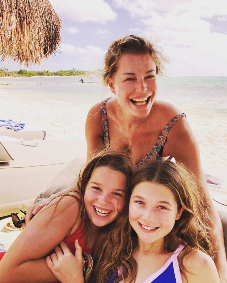 Rebecca Romijn Instagram - This is 13! Slow down, ladies, it’s going too fast. So proud of you two. Happy Bday Dolly and Charlie!