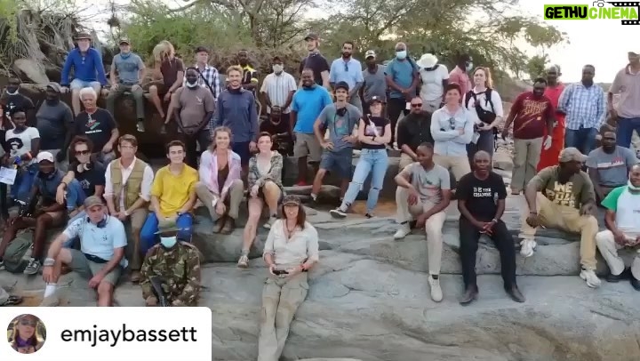 Rebecca Romijn Instagram - Endangered Species opens today! Huge love and congrats to @emjaybassett and this fantastic cast and crew! Now streaming on AppleTV Samburu, Coast, Kenya